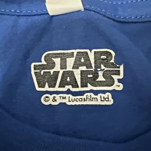 Star Wars Death Star X Wing Tie Fighter Millennium Falcon TShirt Kids X Small - Picture 3 of 8